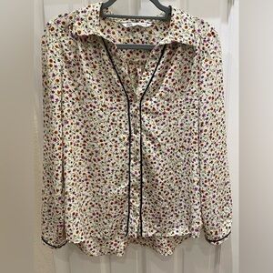 Zara Gorgeous Multicolor Floral Blouse
